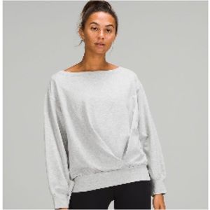 Lululemon - Pleated modal fleece pullover -size 8-
